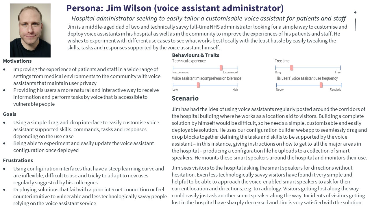 Jim Wilson: example voice assistant administrator